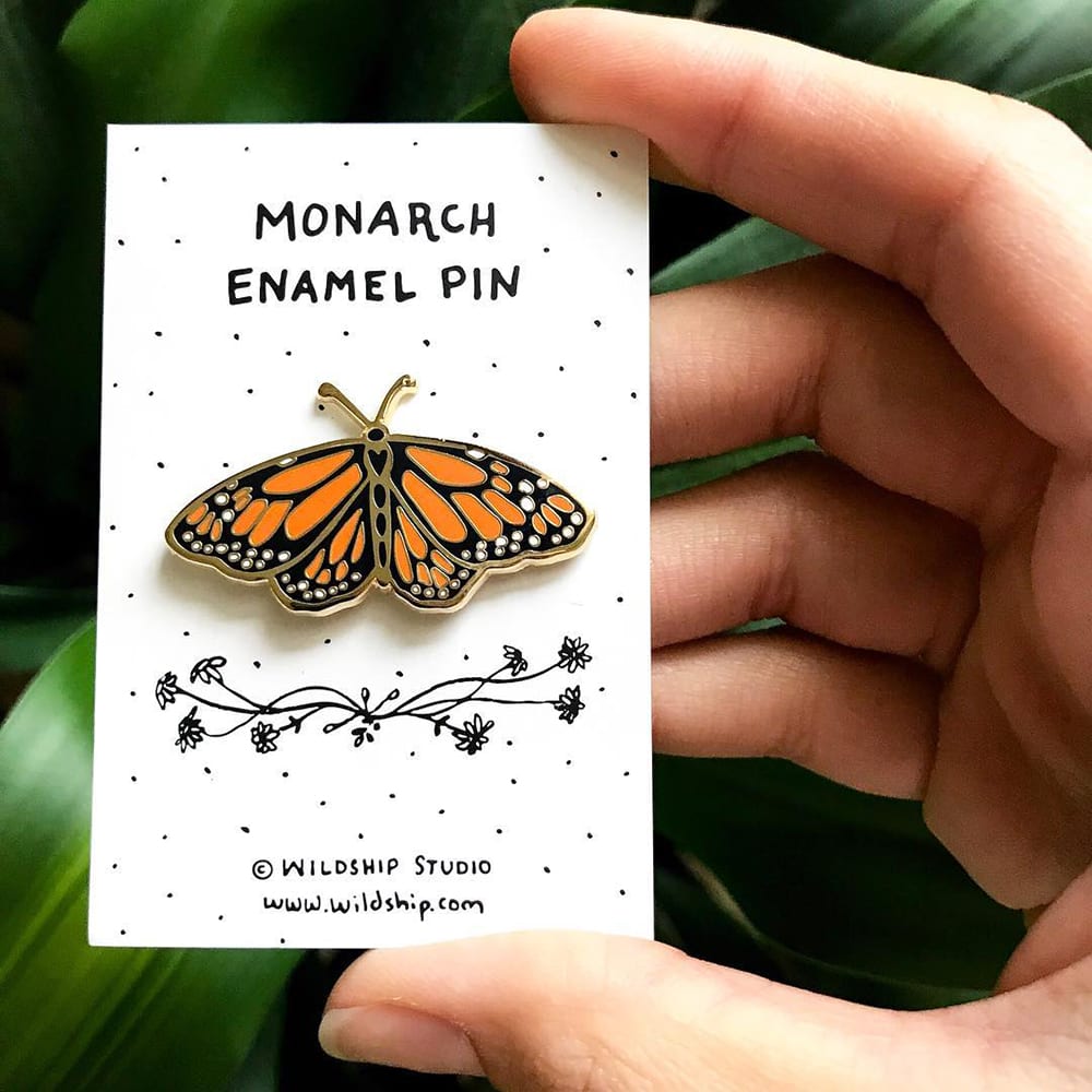 Monarch Butterfly Pin – These Are Things